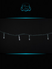 Гирлянда "Нить" 10м, мульти (m.01.5B.140-) Winner Light светодиоды - 140шт; черный провод 220V, IP20