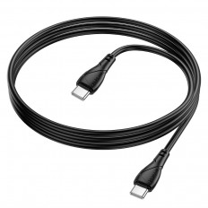 Кабель Type-C-Type-C, 1.0м, BX121 Energy черный, для зарядки и передачи данных, 60W