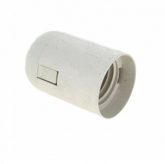 Патрон GLH-E27-HRP-H-W, пластик, Е27, подвесной, без кольца, белый (474015)