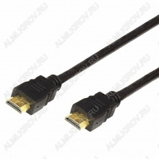Шнур HDMI шт/HDMI шт 1.5м (без фильтров) (17-6203-8) PROCONNECT Plastic-Gold