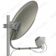 Облучатель для офсетной антенны UMO-3F MIMO2x2 для 3G/4G USB-модема АНТЭКС 3G/4G/LTE; 1700-2700MHz; 20-29dB; без кабеля; 2 разъема F-гнезда