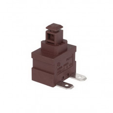 Кнопка SC7097 "L" ON-OFF с фиксацией, для пылесоса, выводы угловые 13.2x19.2mm; 12A/250VAC; 2pin
