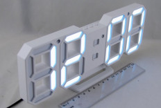 Часы DS-3638B-6 настольные (белый корпус)