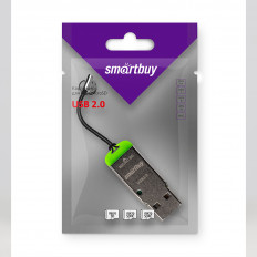 Card Reader SBR-707-G зеленый Smartbuy USB2.0; поддержка microSD