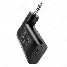 Bluetooth-Aux аудио адаптер E53 HOCO Питание USB 5В 0,5А (встроенный аккумулятор)