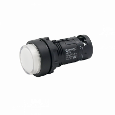 Кнопка белая выступающая с подсветкой , 1NO , 24V AC/DC , IP54 , пластик ,MTB7-EW31611 MEYERTEC