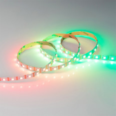 Лента светодиодная SPI-5000-RAM-5060-60 12V Cx1 RGB-Auto (027049(1)) RGB-бегущий огонь 12V 8W/m 506