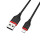 Кабель USB-Lightning, 1.0м, для зарядки и передачи данных, чёрный, (BX17 Enjoy) BOROFONE 2.0A, ПВХ (PVC), ...