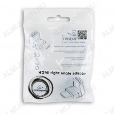 Переходник HDMI штекер/HDMI гнездо угловой 270° (A-HDMI270-FML) (21971)