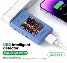 Тестер USB-зарядки Charge Doctor XA3 Pro (4-24V; 0-6.5А)