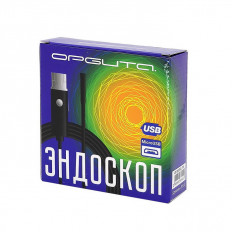 Эндоскоп OT-SME12 с microUSB камерой (Длина зонда 10м) ОРБИТА для ОС Андроид и PC.; разрешение видео/фото 1280х720; увеличение; угол обзора камеры 70гр.; LED подсветка
