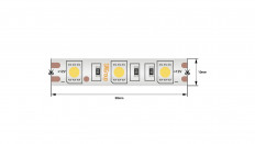 Лента светодиодная SWG560-12-14.4-WW-68-M (009269) белый тёплый 12V 14.4W/m 5050*60