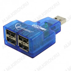 Разветвитель USB на 4 USB-порта UHB-CN224 GEMBIRD USB 2.0;