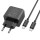 Сетевое зарядное устройство с вых. USB, Type-C, 3.0A, 20W, черный CS14A Ocean с каб.Type-C-Type-C