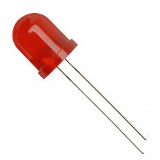 Светодиод L-813ID 10мм красный 40-100mcd KingBright матовый; 60°; 20mA; 625nm; матовый_красный