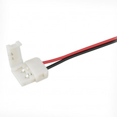 Коннектор для LED-ленты, 10мм, прямой, 2-сторонний, 2pin-10mm (000164) SWG IP20; для открытых лент SMD5050; защелка