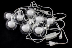 Гирлянда светодиодная уличная "Бахрома-шар" 3.5х0.5х0.4 RGB (RGB.02.7W.8L+)