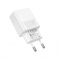 Сетевое зарядное устройство с выходом USB, 2.1А, белый BAS71A Source BOROFONE Uвх=100-240VAC; Uвых=DC5V/2.1A; 10.5W; уп.20/120шт