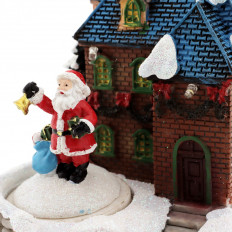 Фигура световая "Горный домик с Дедом Морозом" (Y3-26)