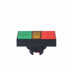 Головка двойной кнопки с подсветкой, пластик MTB2-EW84 MEYERTEC