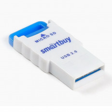 Card Reader SBR-707-B Bluе SMART BUY USB2.0; поддержка microSD,microSDHC, microSDXC