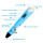 3D ручка "3D СУНДУК" Цвет - голубой iToy Питание-12V,2А,/Рабочая температура:160-230°C/Размер ручки:18х7см