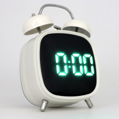 Часы RE-8032 настольные (белый корпус)