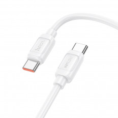Кабель Type-C-Type-C, 1.0м, X115 Surpass белый, для зарядки и передачи данных, 240W