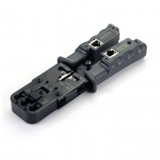 Клещи для обжима разъемов RJ-45, RJ-11, RJ-12 HT-022 (8-148) с LAN-тестером