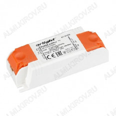 Драйвер светодиодный 300mA 12W ARJ-KE40300 (024952) ARLIGHT Uвх.=220-240VAC; Uвых.=25-40VDC; размеры: 86*32*23мм;