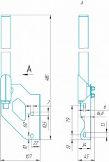 Антенна GSM для терминалов KC6-700/2700T черная KROKS 2G/3G/4G/WIFI; 900-2700MHz; 6dB; кабель 3м + разъем SMA-штекер