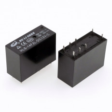 Реле HLS-14F2L-DC12V-C Тип 10 12VDC 1C(SPDT) 16A He Li Shun 29*12.6*20.6mm