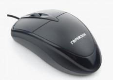 Мышь проводная GM-225XL Black ГАРНИЗОН проводная; 1000dpi; 3 кнопки + колесо-кнопка; USB; длина кабеля 2 м