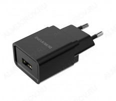 Сетевое зарядное устройство с выходом USB, 1A, черное, BA19A Nimble; BOROFONE Uвх=100-240VAC; Uвых=DC5V/1.0A