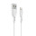 Кабель USB-Lightning, 1.0м, для зарядки , белый, (BX57) BOROFONE 2.0A, для зарядки, ТПЭ (TPE), магнитный