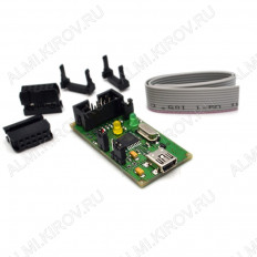 Радиоконструктор MP9011 АVR программатор МастерКит USB программатор AVR микроконтроллеров фирмы Atmel, поддерживающих функцию ISP (In-System Programming)