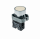 Кнопка плоская белая, металл, 1NO, MTB2-BAZ111 MEYERTEC