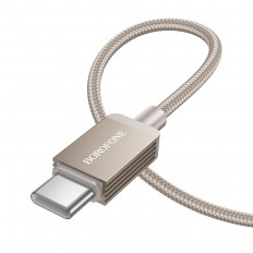 Кабель USB-Type-C, 1.0м, для зарядки и передачи данных, золото BX120 Placer