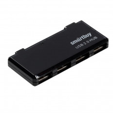 Разветвитель USB на 4 USB-порта SBHA 6110 черный SMART BUY USB 2.0