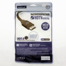 Шнур HDMI шт/HDMI шт 5.0м (ver 2.0) UHD 4K/60Hz (FDM14 5.0M)