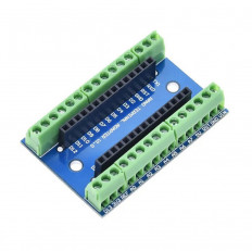 Плата расширения Arduino Nano Shield (распаянный) No name упрощает подключение к контроллеру внешних устройств (через винтовые клеммы)