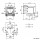 Разъем TJ8-1-8P8 LED (RJ-45) экранированный (2220) Розетка на плату, 8*8