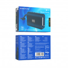 Колонка портативная BR18 Encourage, синий BOROFONE Выходная мощность 5Вт; Bluetooth, USB, micro SD, AUX; Встроенный АКБ 1200mAh;