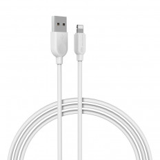Кабель USB-Lightning, 3.0м, для зарядки и передачи данных, белый, (BX14) BOROFONE 2.4A, ПВХ (PVC), ...