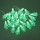 Гирлянда "Нить", 5м, Зеленый "Новогодняя ёлочка", провод прозрачный светодиодная; светодиоды -20шт., 220V, IP20