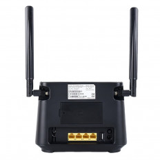 Wi-Fi Маршрутизатор OLAX AX5 PRO с 4G-модемом OLAX Слот для SIM, встроенный 3G/4G-модем, 2 антенны 4G, 2 разъема SMA для внешних антенн, 2 встроенные антенны Wi-Fi , 4 разъема RJ-45, АКБ 2000 мАч