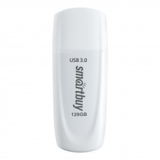 Карта Flash 128 Gb колп (Scout White) Smartbuy с колпачком; USB 3.0