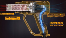 Электрофен для термоусадки 2000Вт, 350/550°С, 550л/мин HG200038