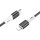 Кабель Type-C-Lightning, 1.0м, для зарядки и передачи данных, черный, BX79