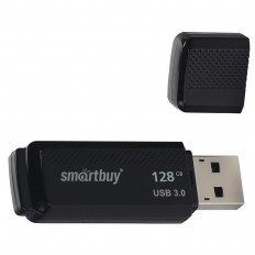 Карта Flash 128 Gb колп (Dock Black) SMART BUY с колпачком; USB 3.0